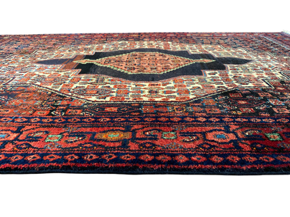 Vintage Kurdi Senneh Rug – Rare Kurdish Piece 182x123cm | Rug# 4095