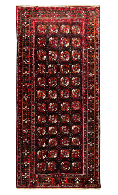 Vintage Kurdi Balouch, NE Persia 327x122 cm | Rug# 4246