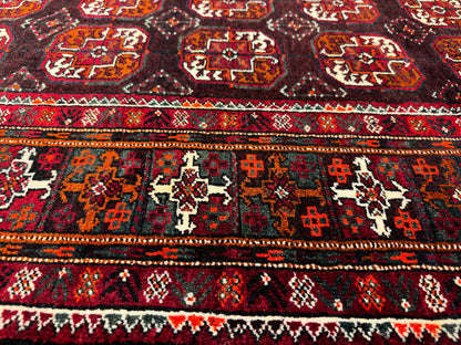 Vintage Kurdi Balouch, NE Persia 327x122 cm | Rug# 4246