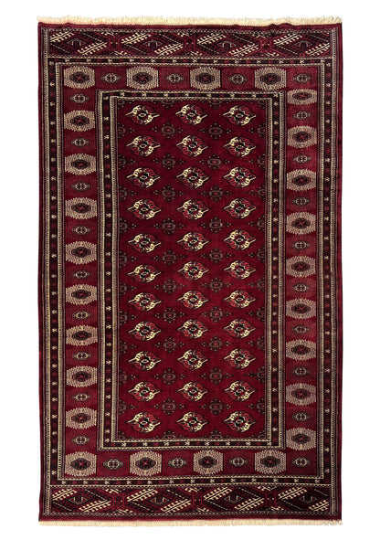 Persian Yamut clan Turkaman 397x236 cm | Rug# 4355