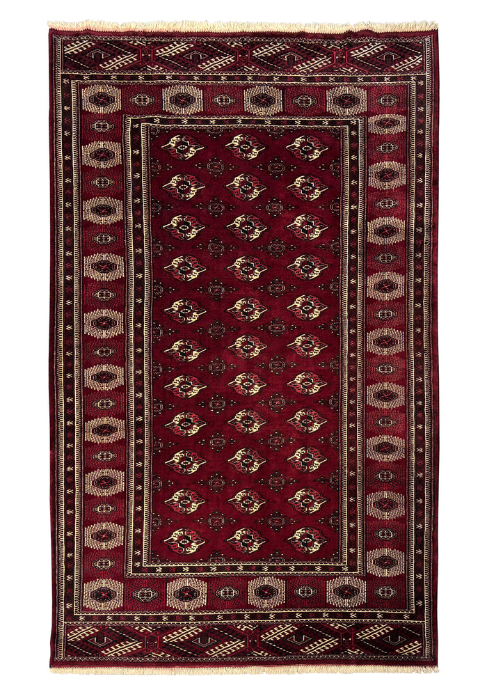 Persian Yamut clan Turkaman 397x236 cm | Rug# 4355