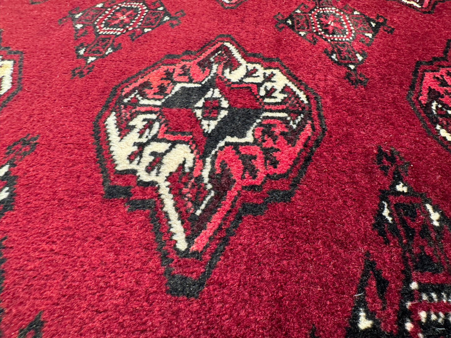 Persian Yamut clan Turkaman 397x236 cm | Rug# 4355