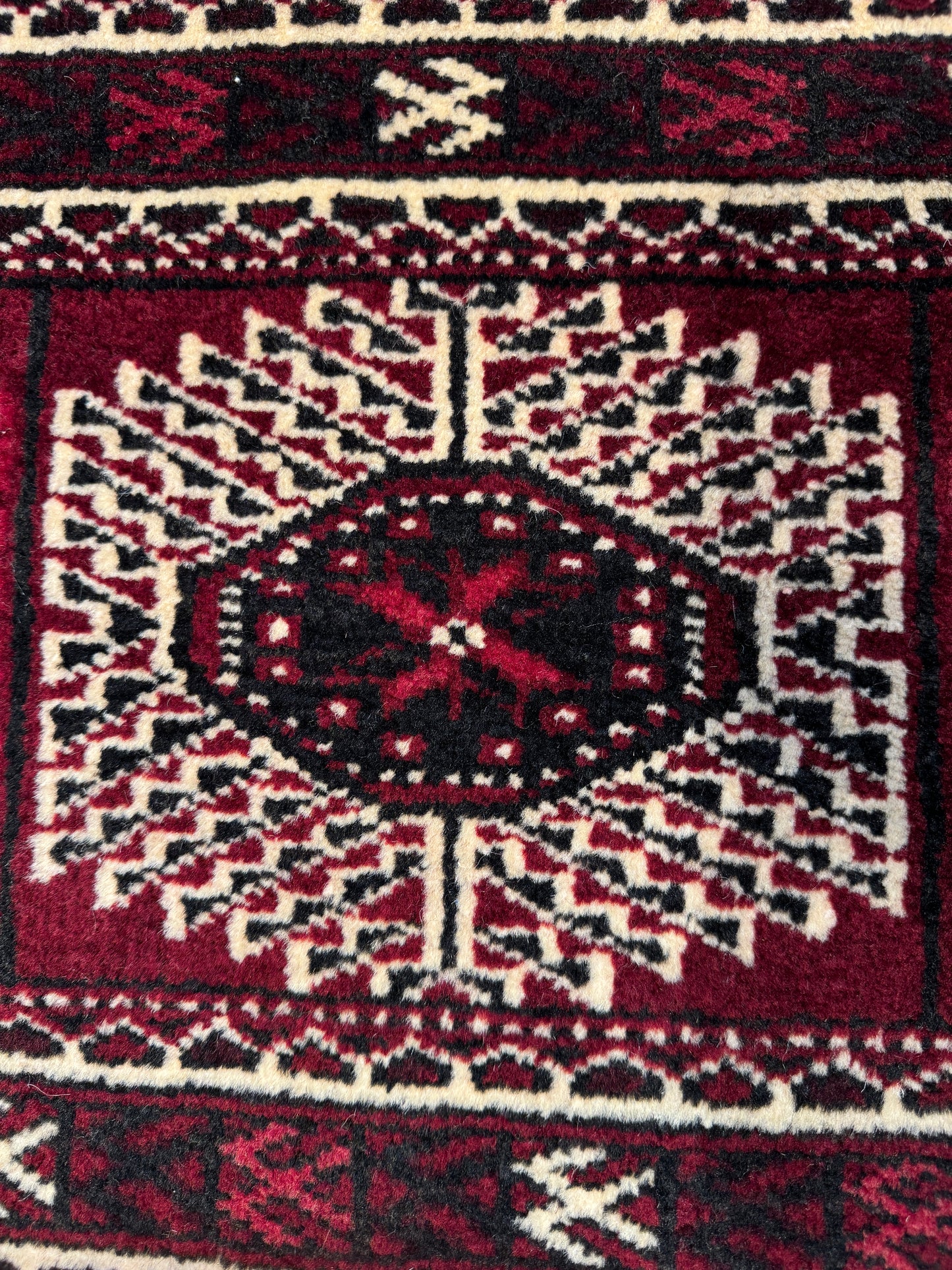Persian Yamut clan Turkaman 397x236 cm | Rug# 4355