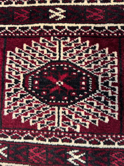 Persian Yamut clan Turkaman 397x236 cm | Rug# 4355