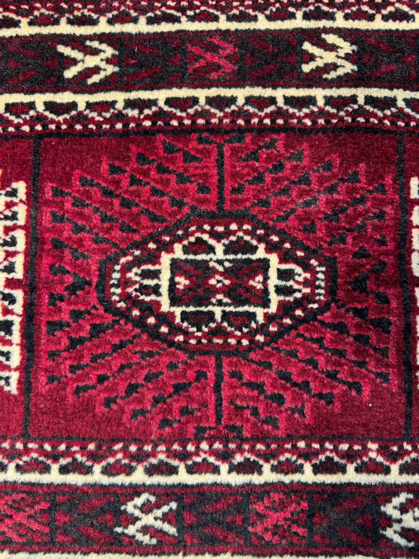 Persian Yamut clan Turkaman 397x236 cm | Rug# 4355