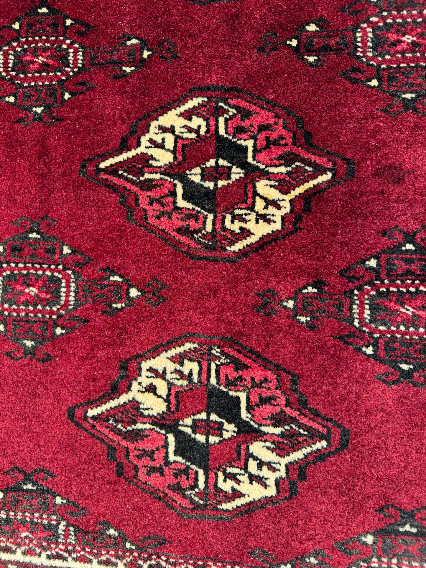 Persian Yamut clan Turkaman 397x236 cm | Rug# 4355