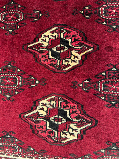 Persian Yamut clan Turkaman 397x236 cm | Rug# 4355