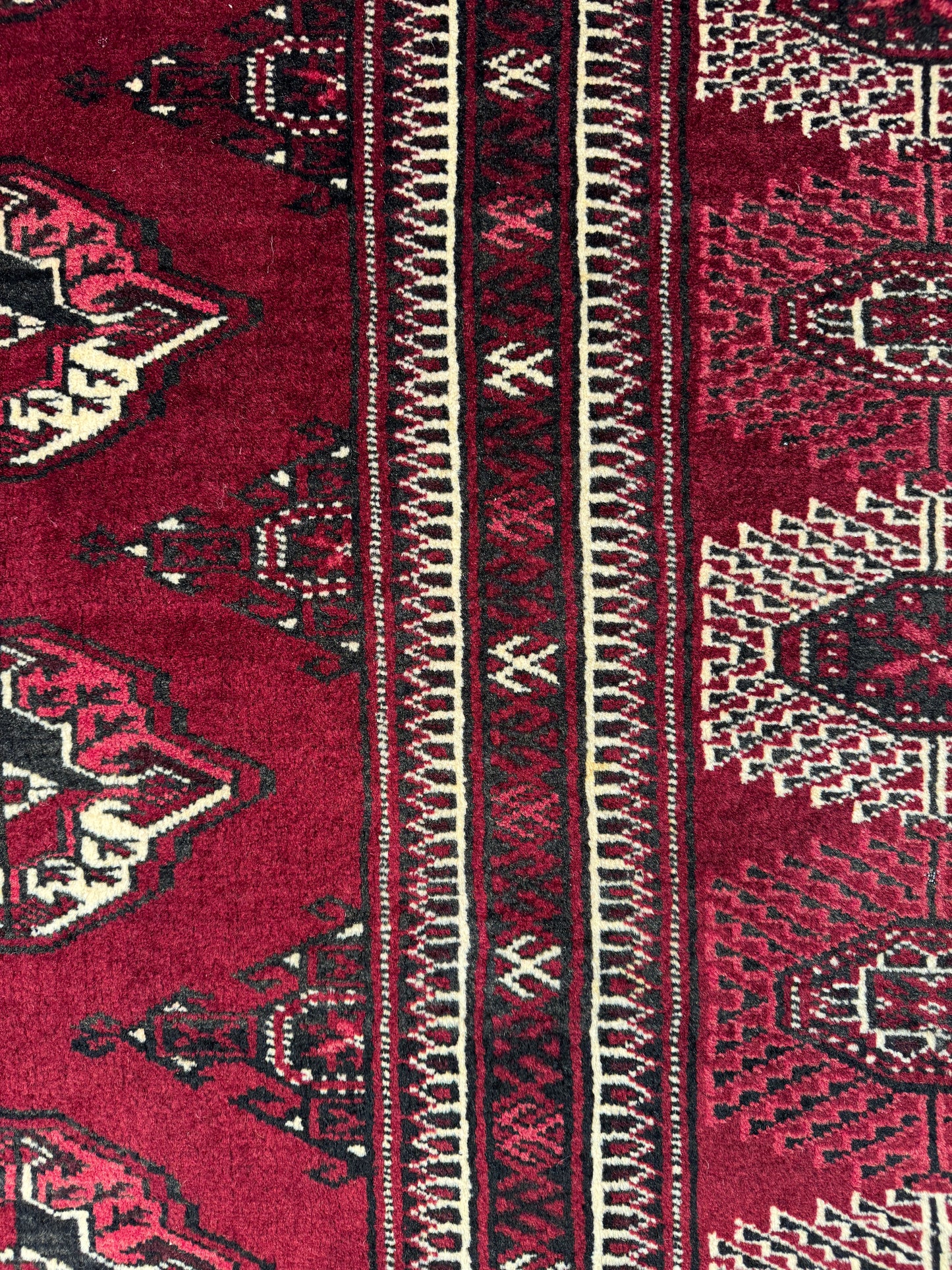 Persian Yamut clan Turkaman 397x236 cm | Rug# 4355