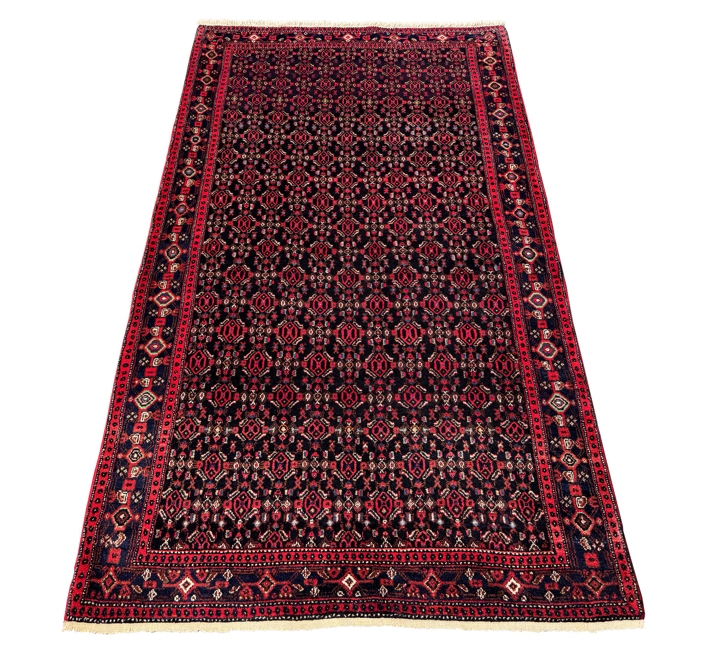 Rare Takpood Senneh, Persia 230x132cm | Rug# 4461
