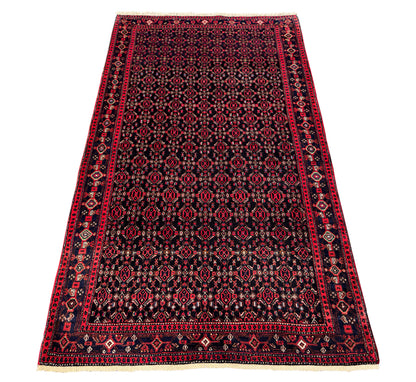 Rare Takpood Senneh, Persia 230x132cm | Rug# 4461