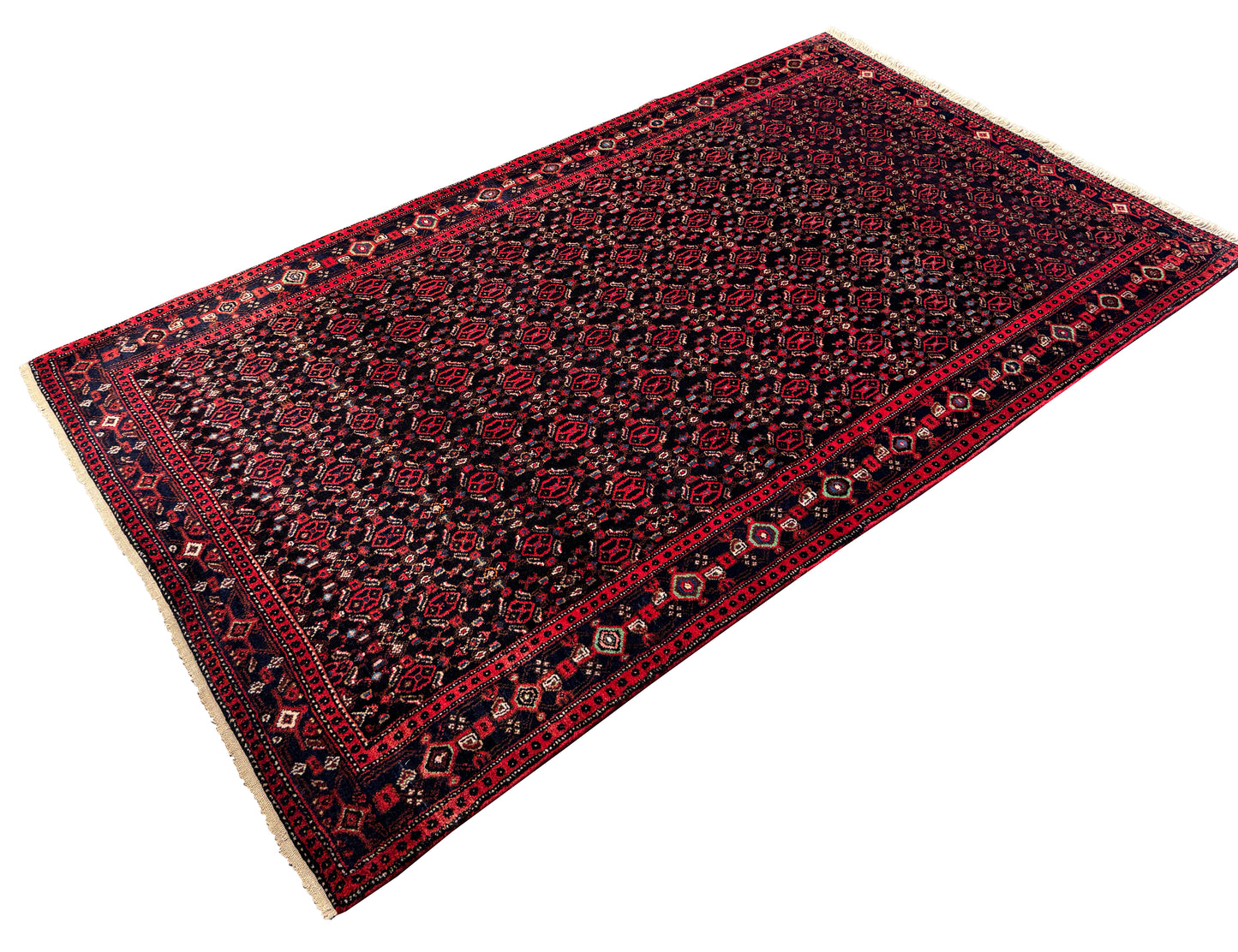 Rare Takpood Senneh, Persia 230x132cm | Rug# 4461