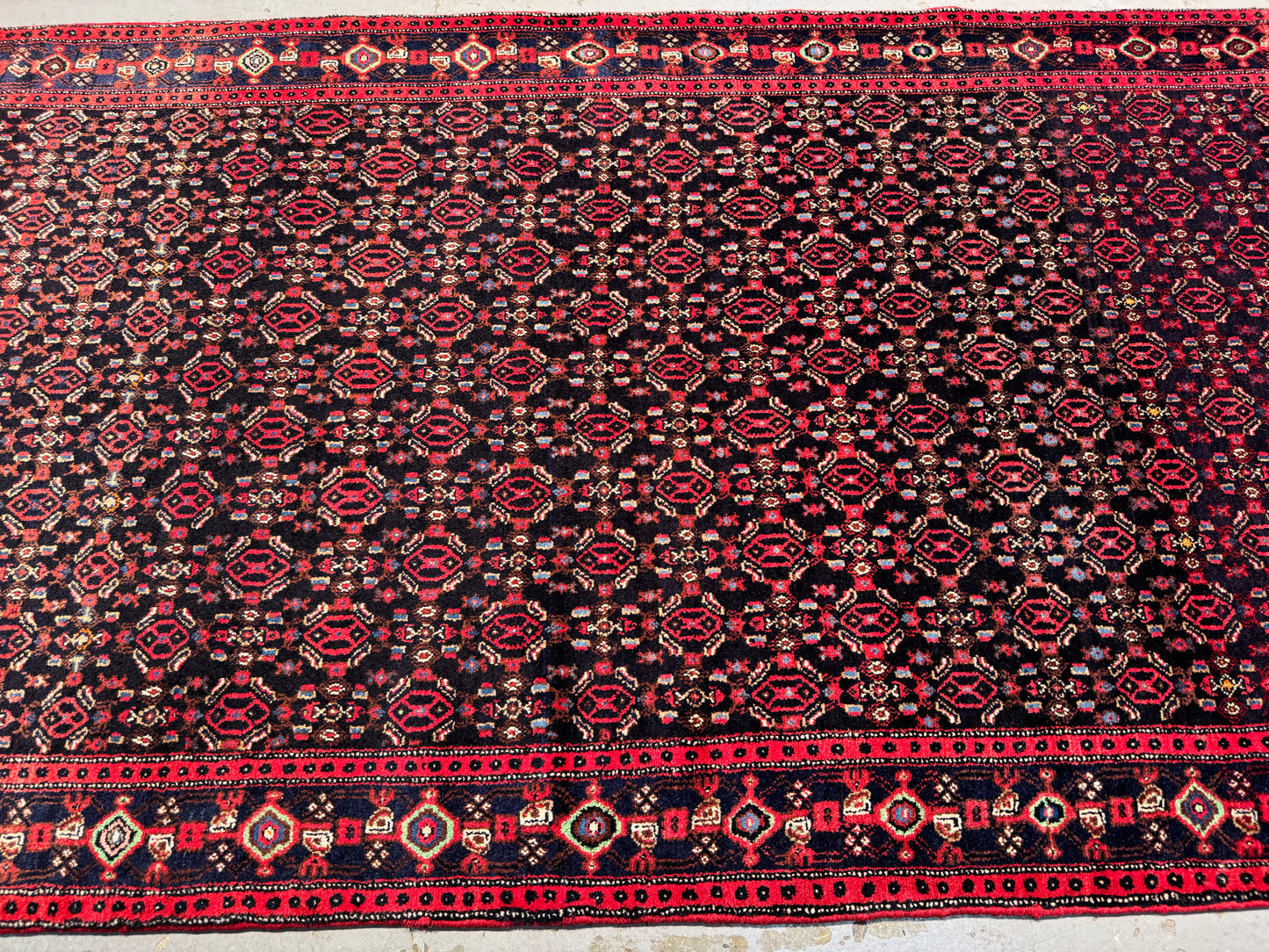Rare Takpood Senneh, Persia 230x132cm | Rug# 4461