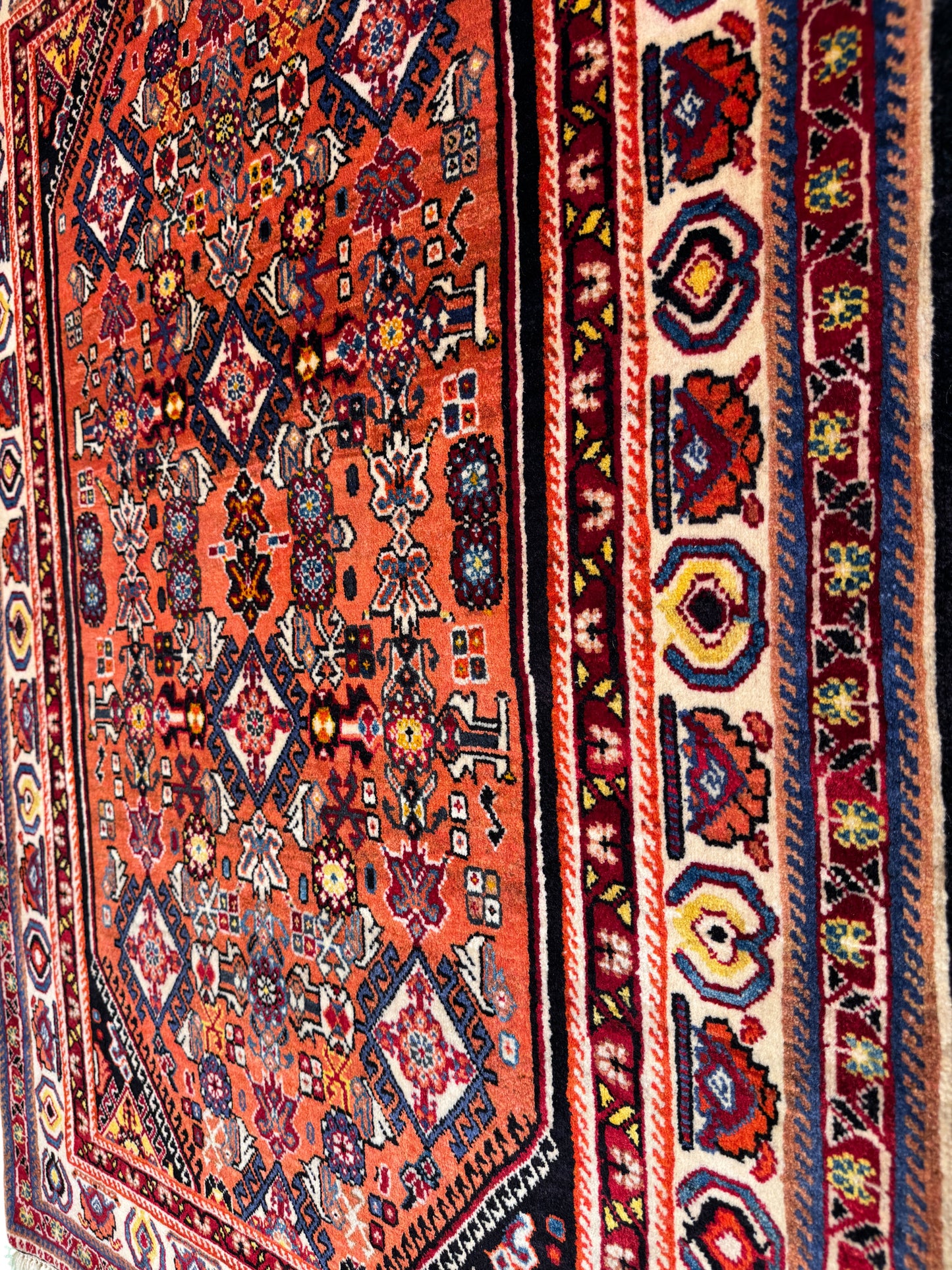 Very fine Kashkuli-Qashqsi, Persia 148x 103 cm | Rug# 4561