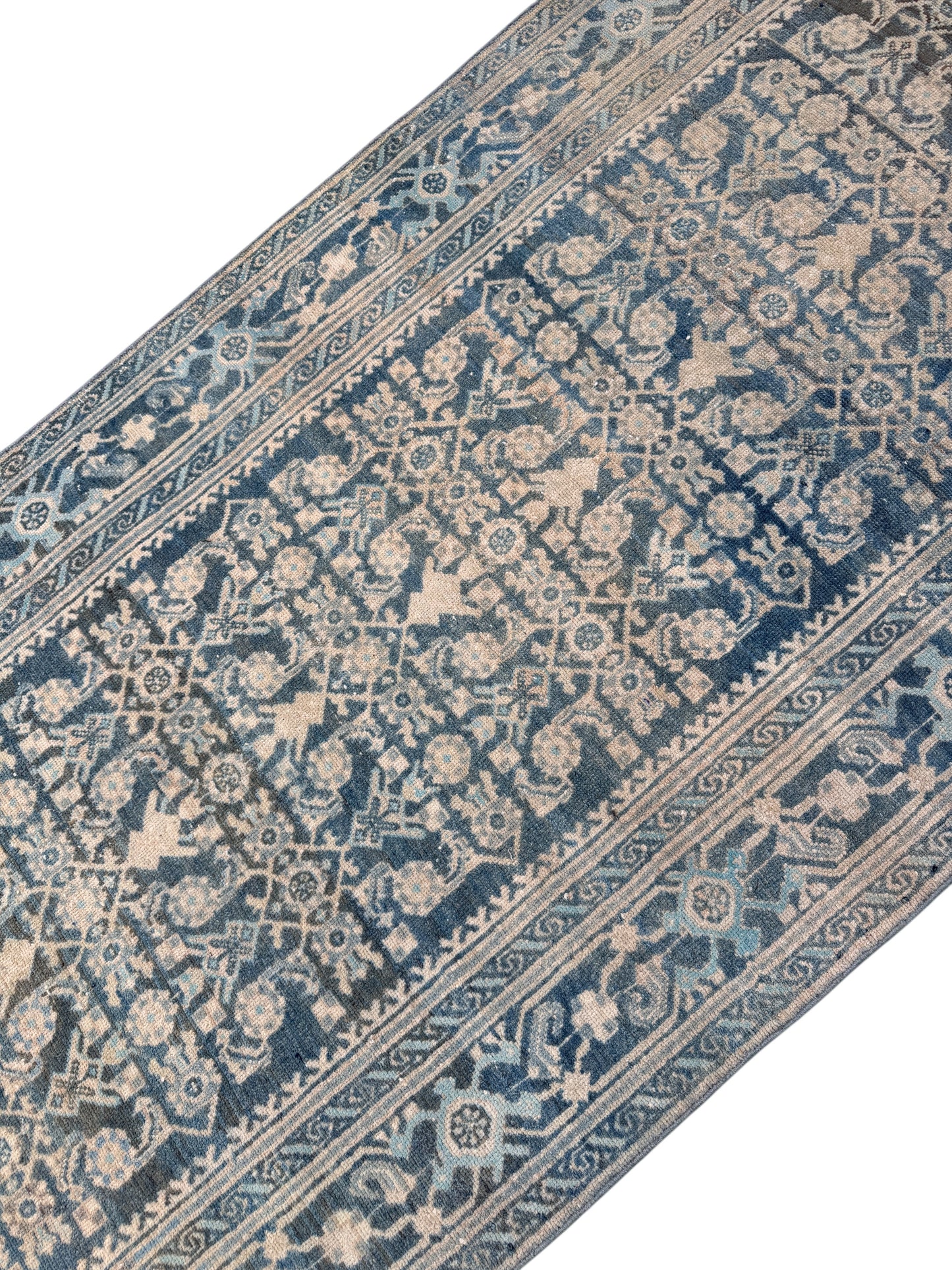Vintage Kurdi Malayer 397x106cm | Rug# 49633
