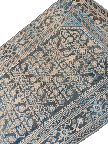 Vintage Kurdi Malayer 397x106cm | Rug# 49633