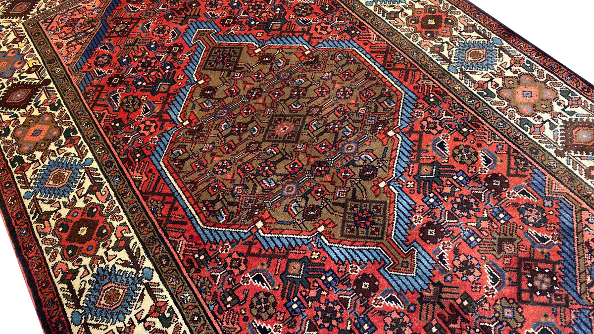 Superfine Persian Enjalass-Hamedan Rug 212x137 cm | Rug# 502