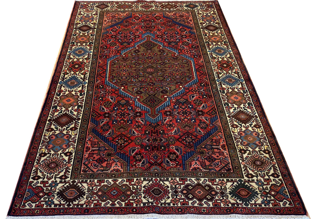 Superfine Persian Enjalass-Hamedan Rug 212x137 cm | Rug# 502