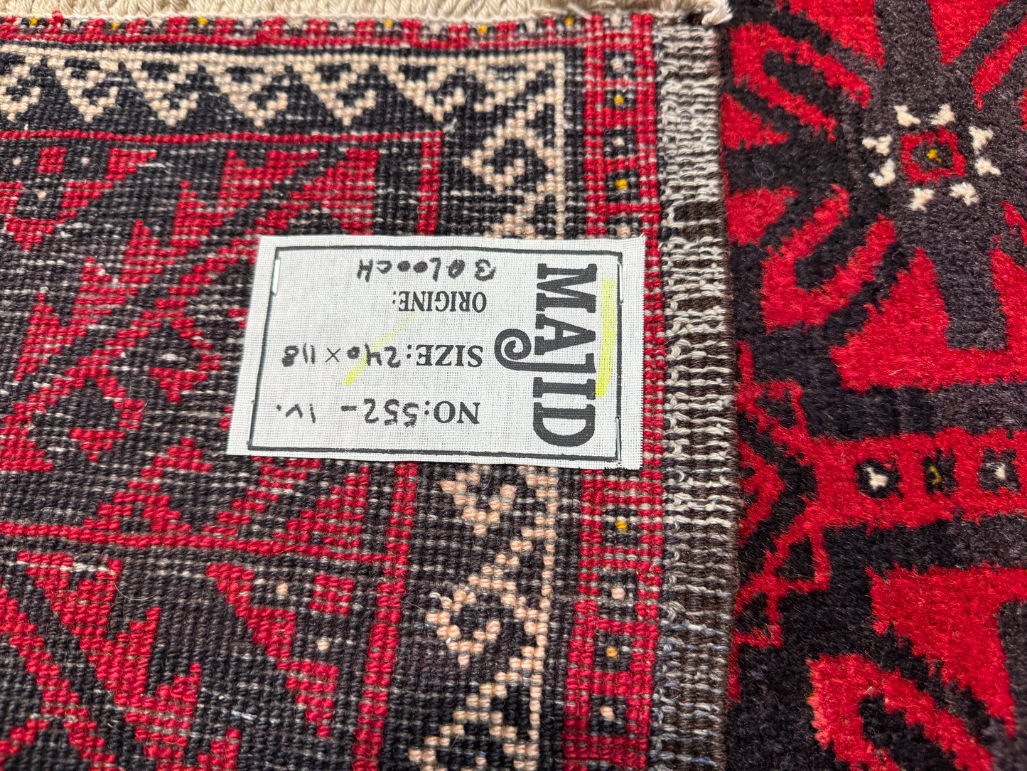 Vintage Balouch, Khorasan 240x118 cm  | Rug# 552