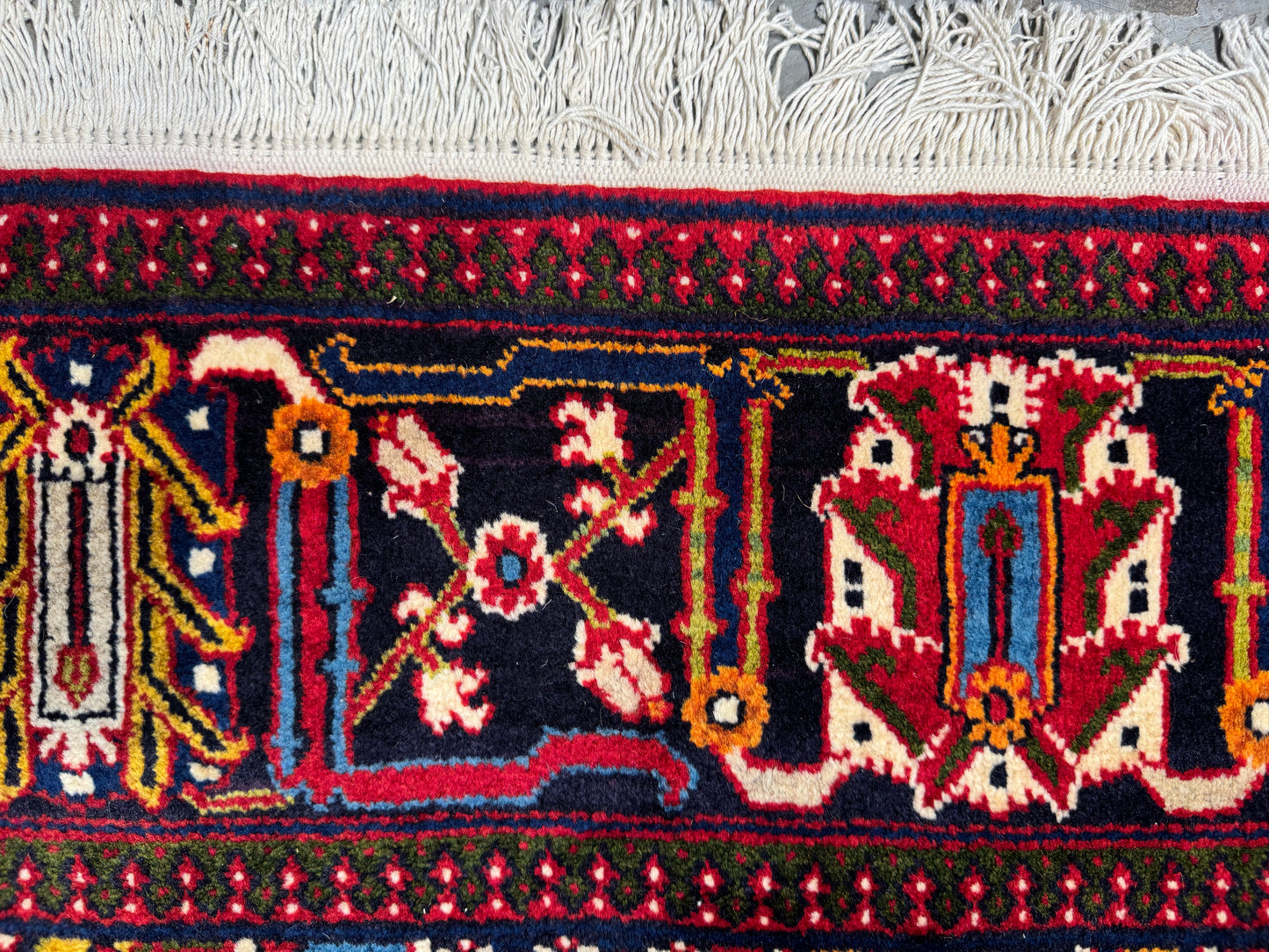 Hand-knotted Khossrowabad-Meimeh , Persia 191x132cm | Rug# 5603