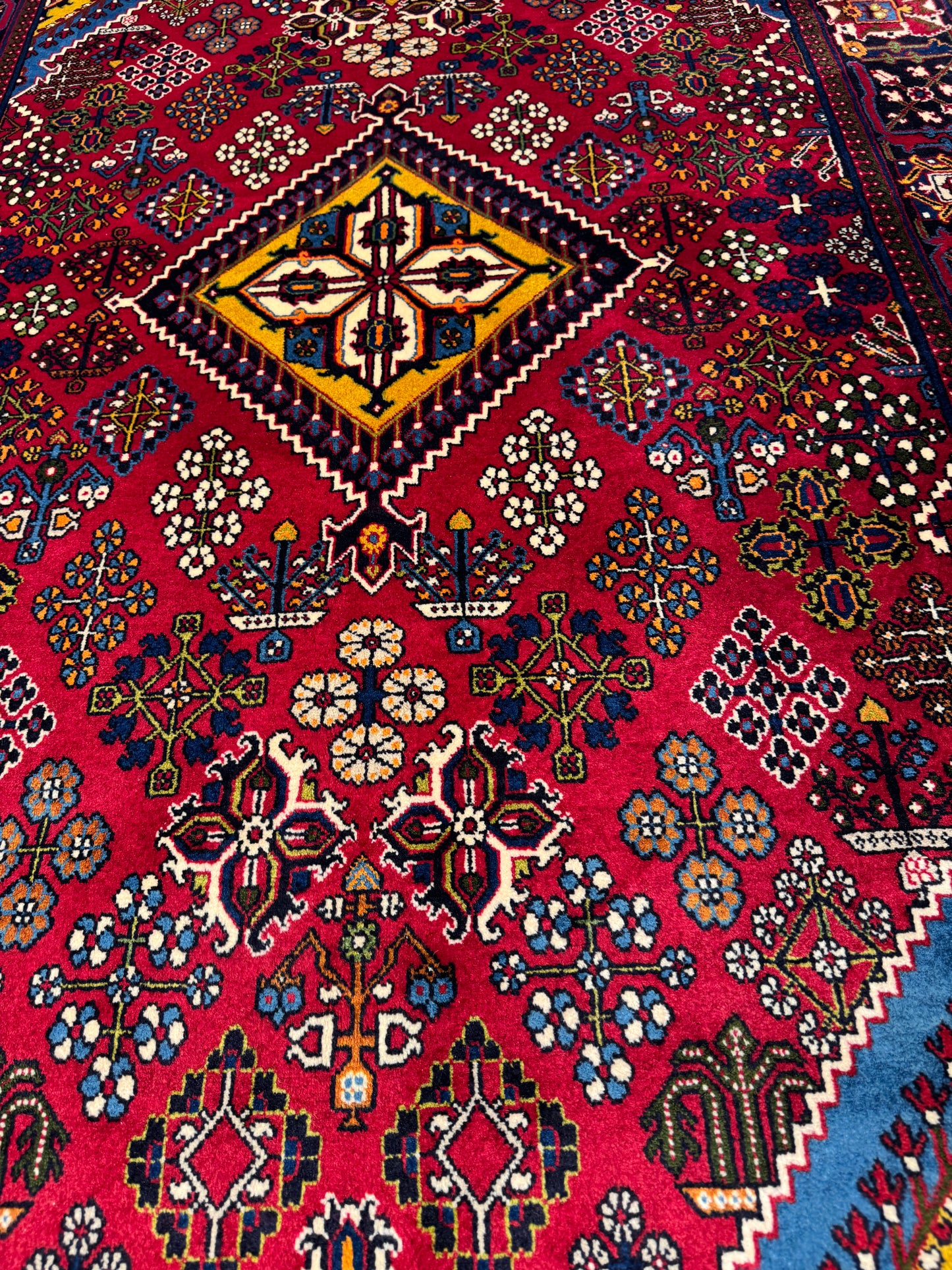 Hand-knotted Khossrowabad-Meimeh , Persia 191x132cm | Rug# 5603