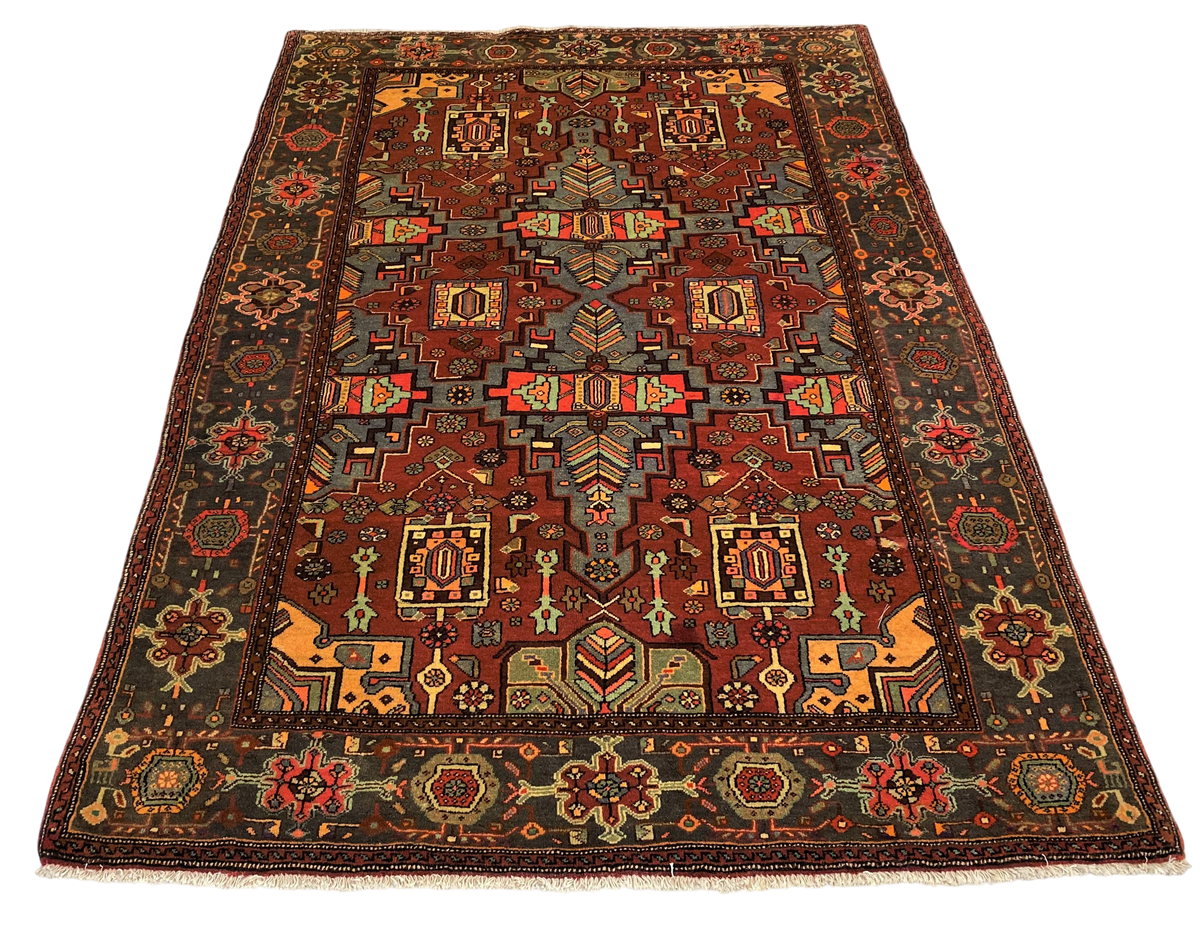 Persian Geometric Tribal Rug 220x145 cm | Rug# 5773
