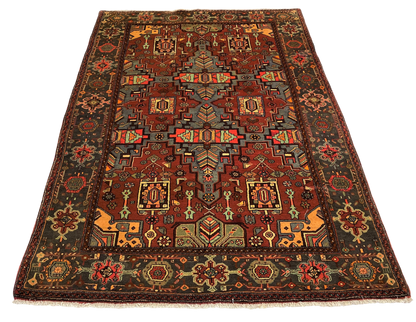 Persian Geometric Tribal Rug 220x145 cm | Rug# 5773