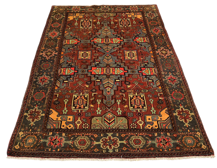 Persian Geometric Tribal Rug 220x145 cm | Rug# 5773