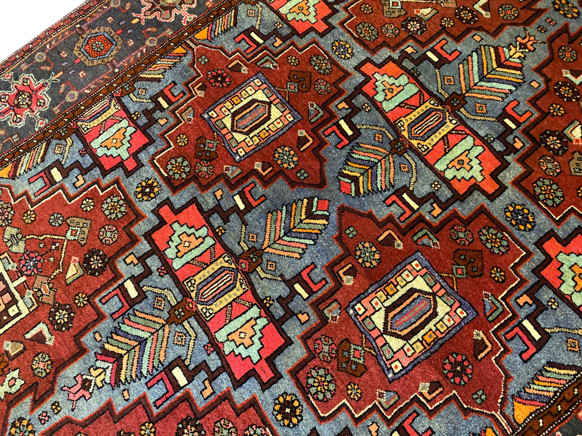 Persian Geometric Tribal Rug 220x145 cm | Rug# 5773