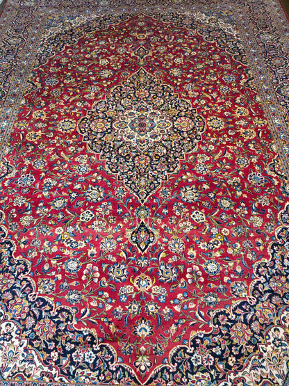 Superfine  Kashan (circa 1935) 410×300 cm | Rug# 5903