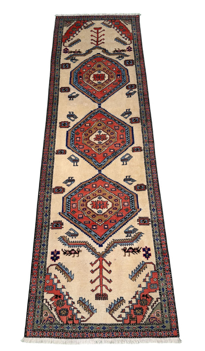 Vintage Ardebil, circa 1960, Persia,  306x97cm | Rug# 6001