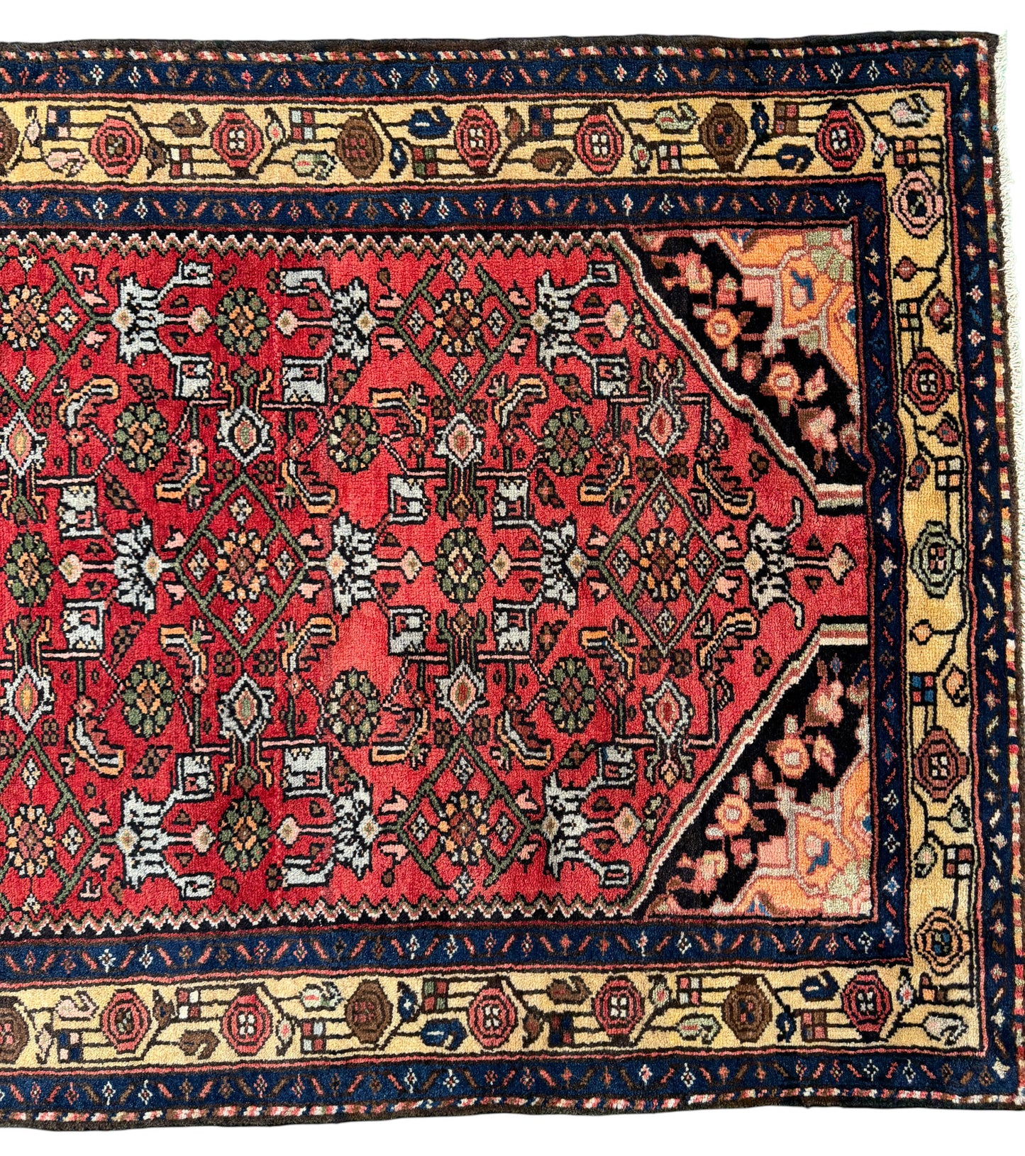 Persian Hosseinabad Runner 307x108cm | Rug# 6003