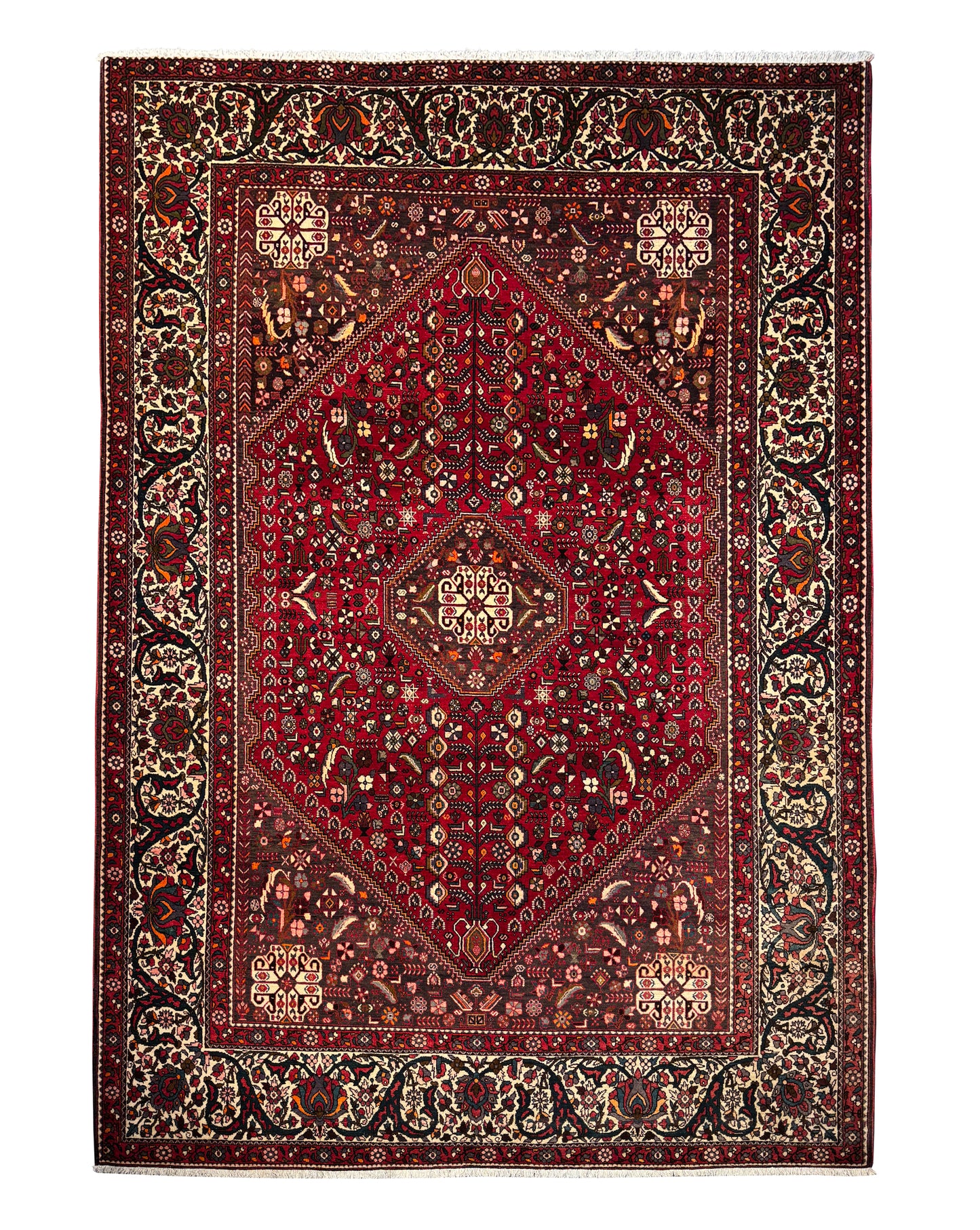 Collectable vintage mid century Abadeh, Persia 310x206cm | Rug# 6029
