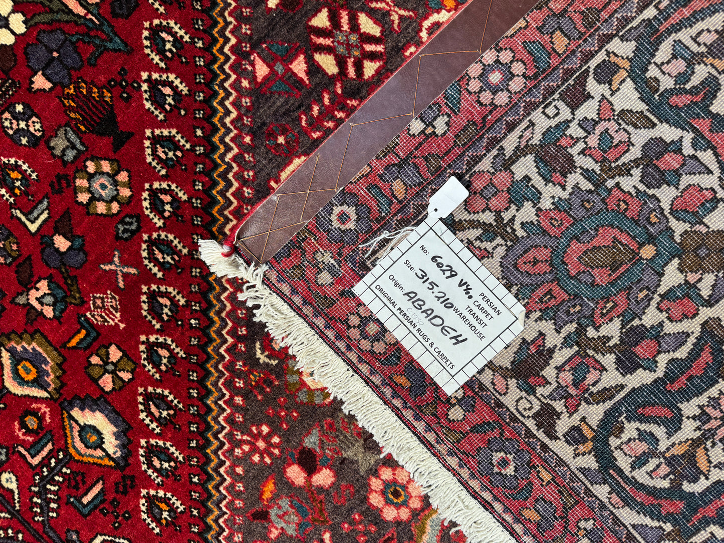 Collectable vintage mid century Abadeh, Persia 310x206cm | Rug# 6029