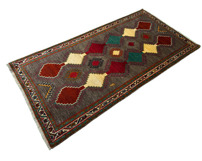 Nomadic Gabbeh, circa 1965, Persia 226x110cm | Rug# 6125