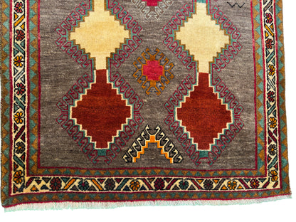 Nomadic Gabbeh, circa 1965, Persia 226x110cm | Rug# 6125