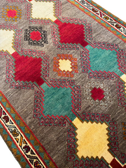 Nomadic Gabbeh, circa 1965, Persia 226x110cm | Rug# 6125