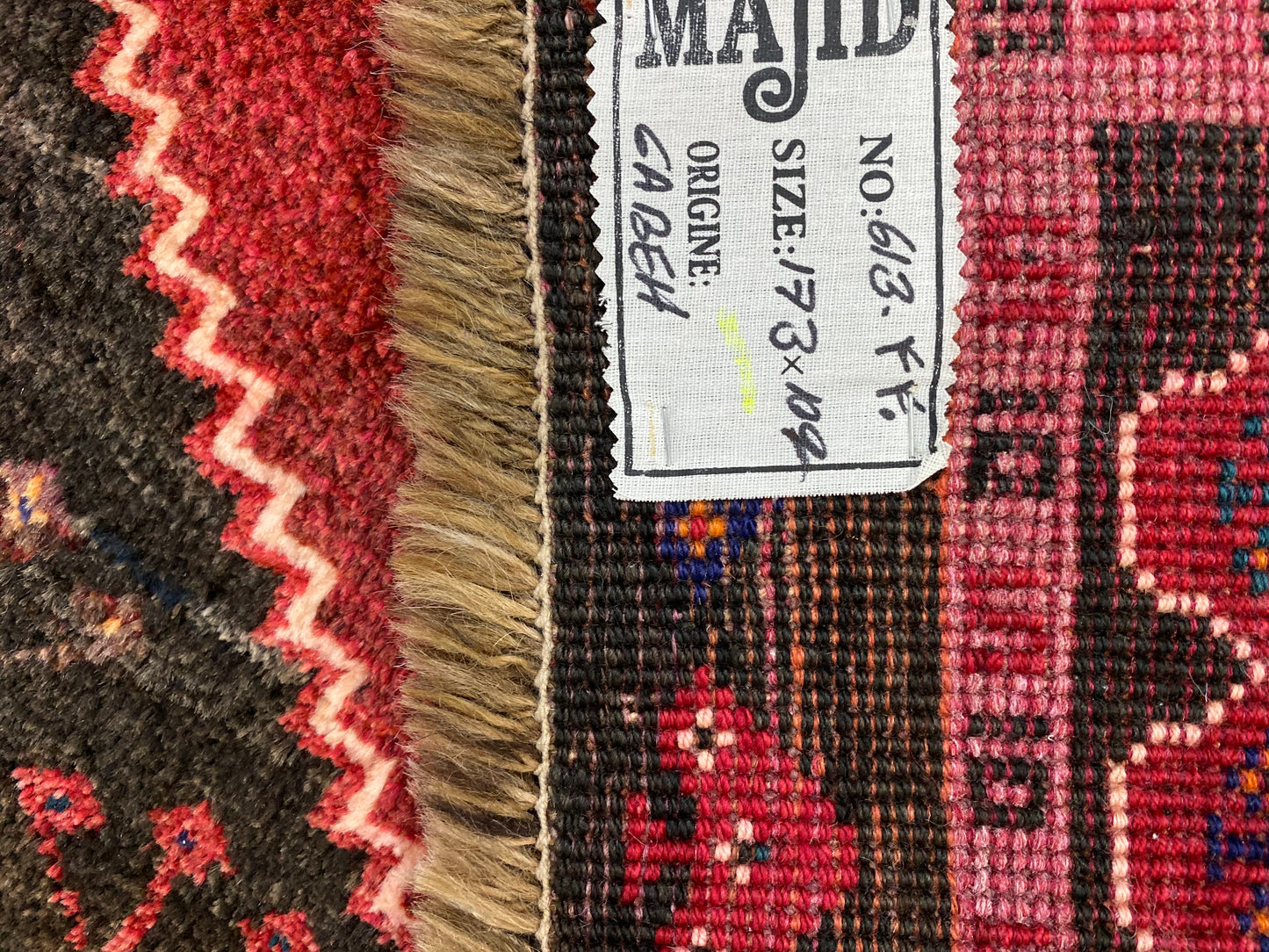 Vintage Qashqai Nomadic Gabbeh Rug 173x109cm | Rug#613