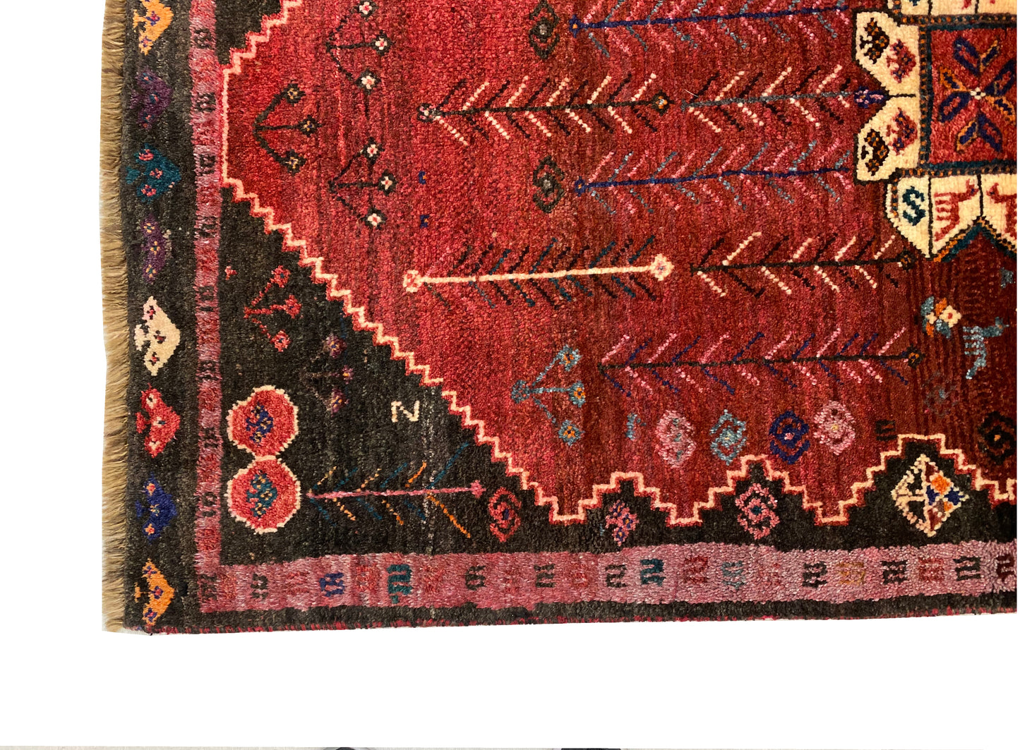 Vintage Qashqai Nomadic Gabbeh Rug 173x109cm | Rug#613