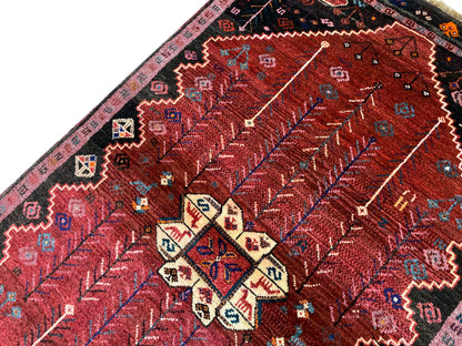 Vintage Qashqai Nomadic Gabbeh Rug 173x109cm | Rug#613