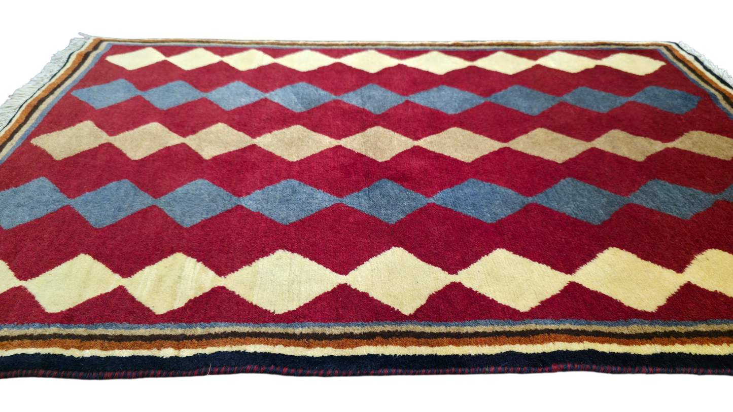 Vintage Persian Gabbeh  127x80cm  | Rug# 6141