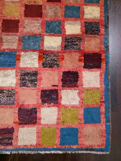 Hand knotted vintage Gabbeh rug 168×102 cm | Rug# 6175