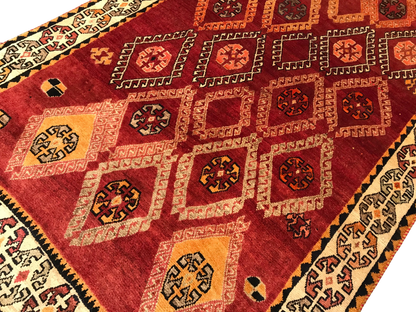 Persian vintage Gabbeh 225x136cm | Rug# 6214