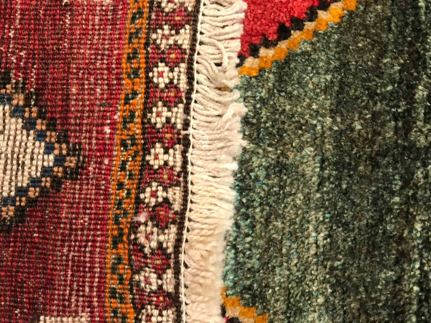 Persian Gabbeh geometric design 226x83cm | Rug#6227