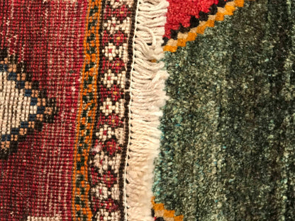 Persian Gabbeh geometric design 226x83cm | Rug#6227
