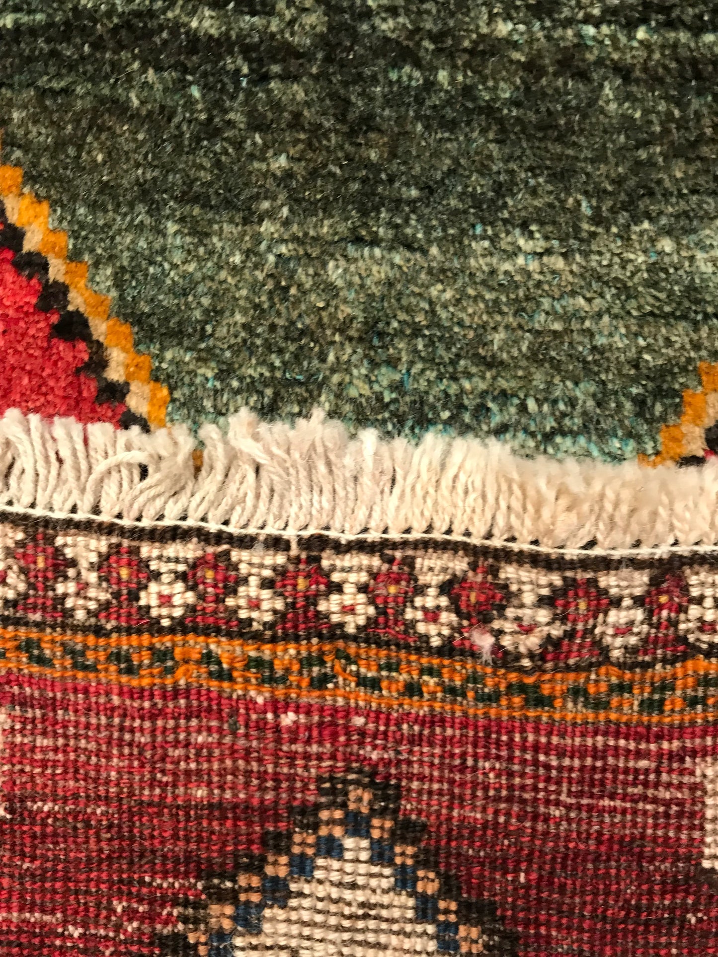 Persian Gabbeh geometric design 226x83cm | Rug#6227