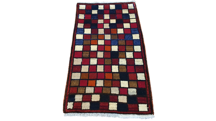 Vintage Nomadic Qashqai Gabbeh 108x56cm | Rug# 6298