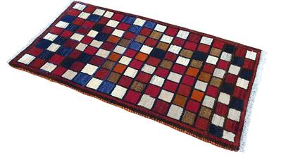 Vintage Nomadic Qashqai Gabbeh 108x56cm | Rug# 6298