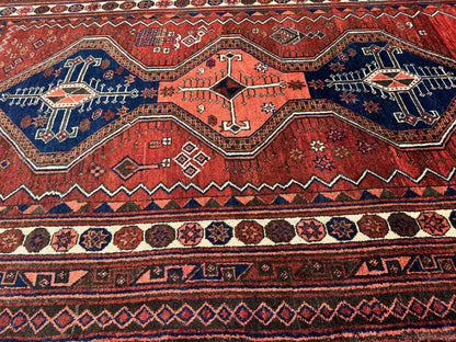 Tribal Koohi by Afshar settlers in Kerman region 205×125 cm | Rug# 6478