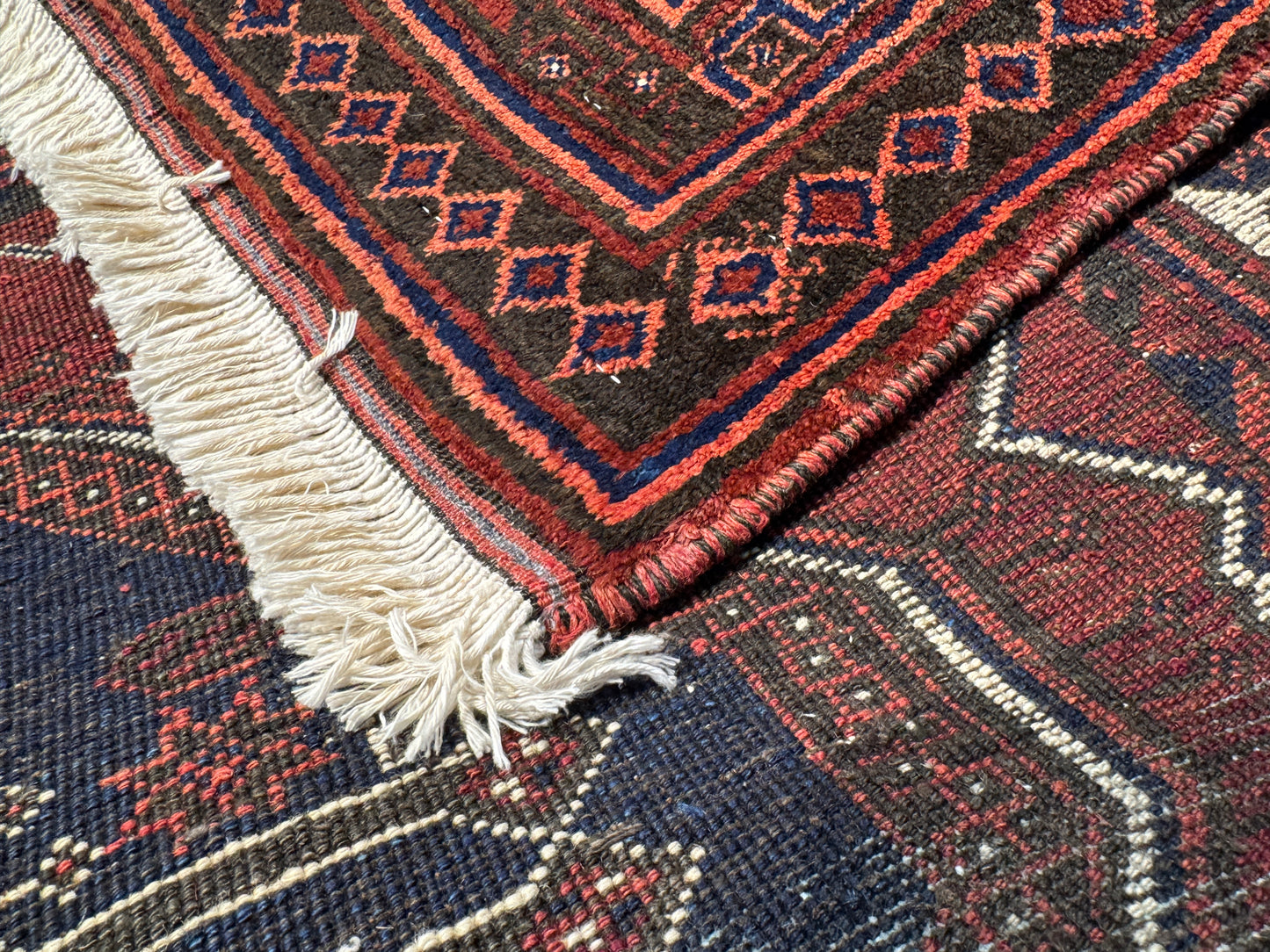 Tribal Koohi by Afshar settlers in Kerman region 205×125 cm | Rug# 6478