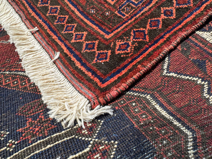 Tribal Koohi by Afshar settlers in Kerman region 205×125 cm | Rug# 6478